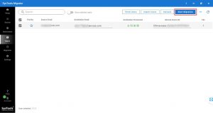 Click start migration